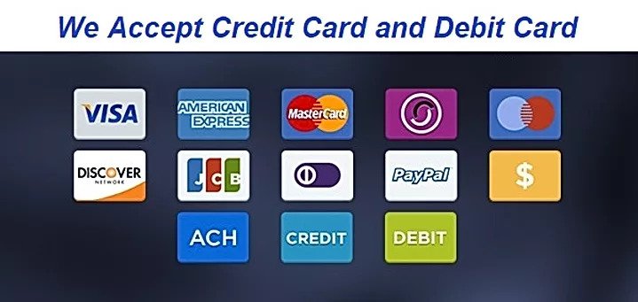 accept credit card payment